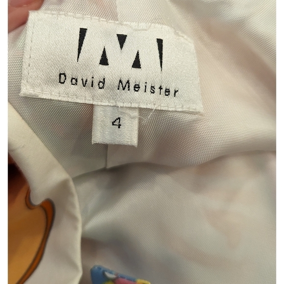 David Meister Retro Floral Sleeveless Dress Size 4 - Picture 5 of 6